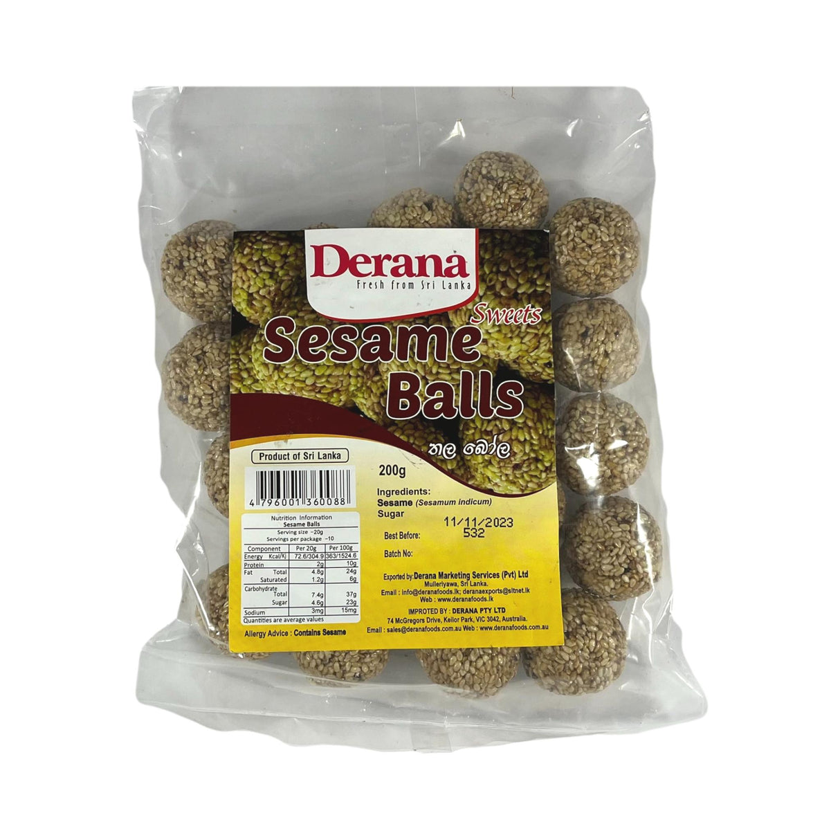 Derana Sesame Balls 200g