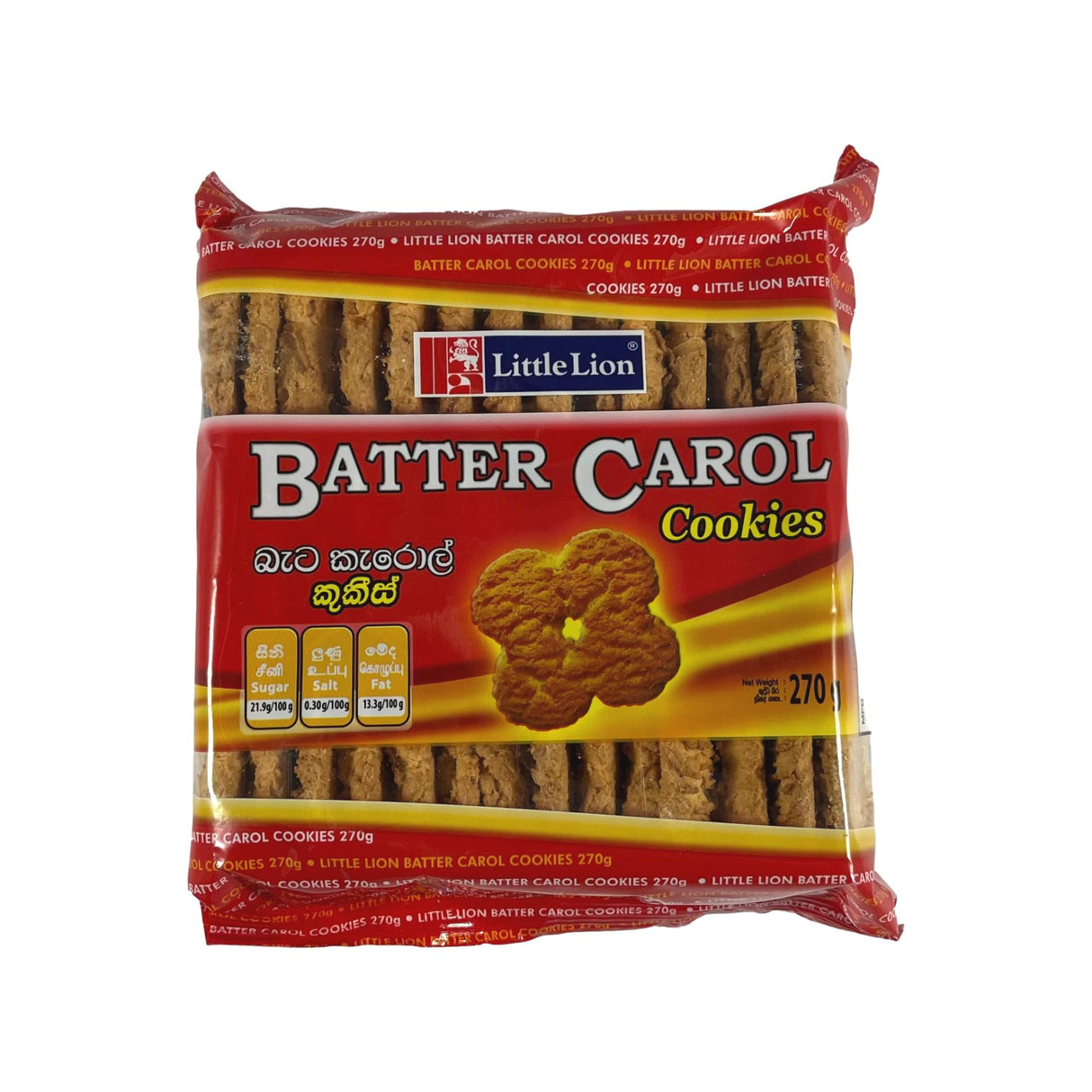 Little Lion Batter Carol Cookies 270g