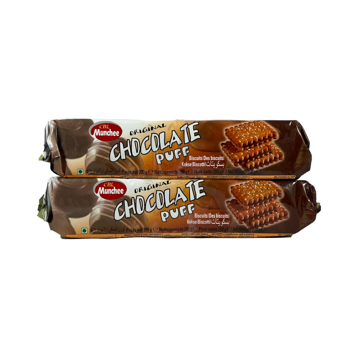 Munchee Original Chocolate Puff 2x200g