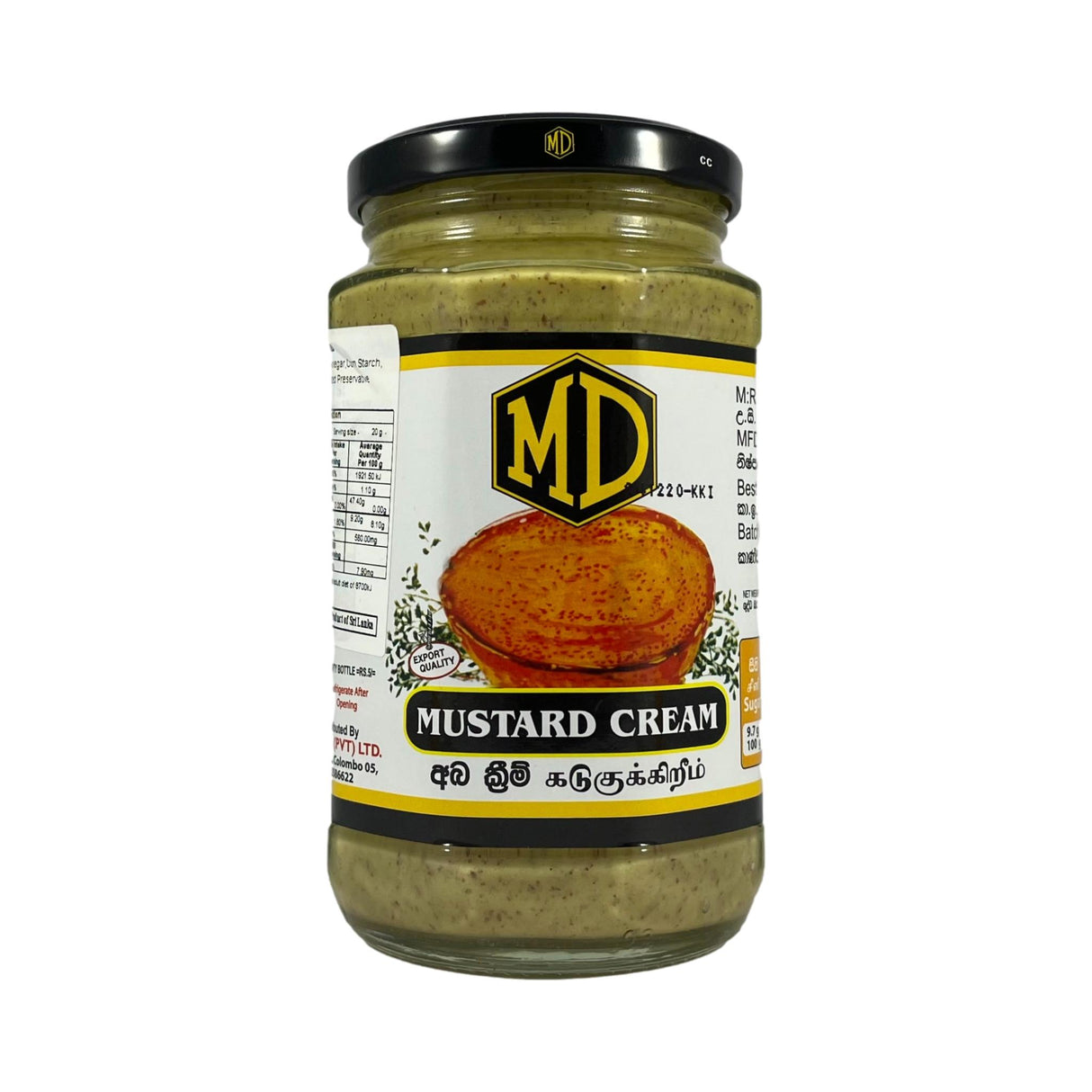 MD Mustard Cream 360g