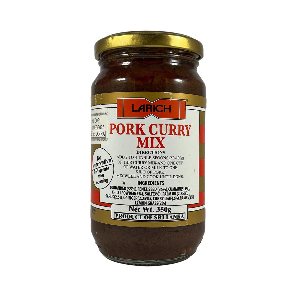 Larich Pork Curry Mix 350g