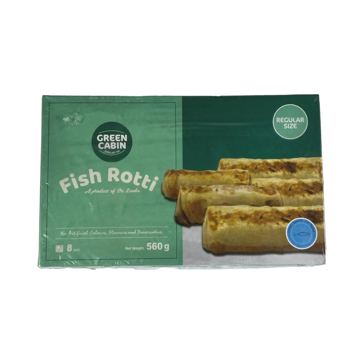 Green Cabin Fish Roti 8pcs 560g