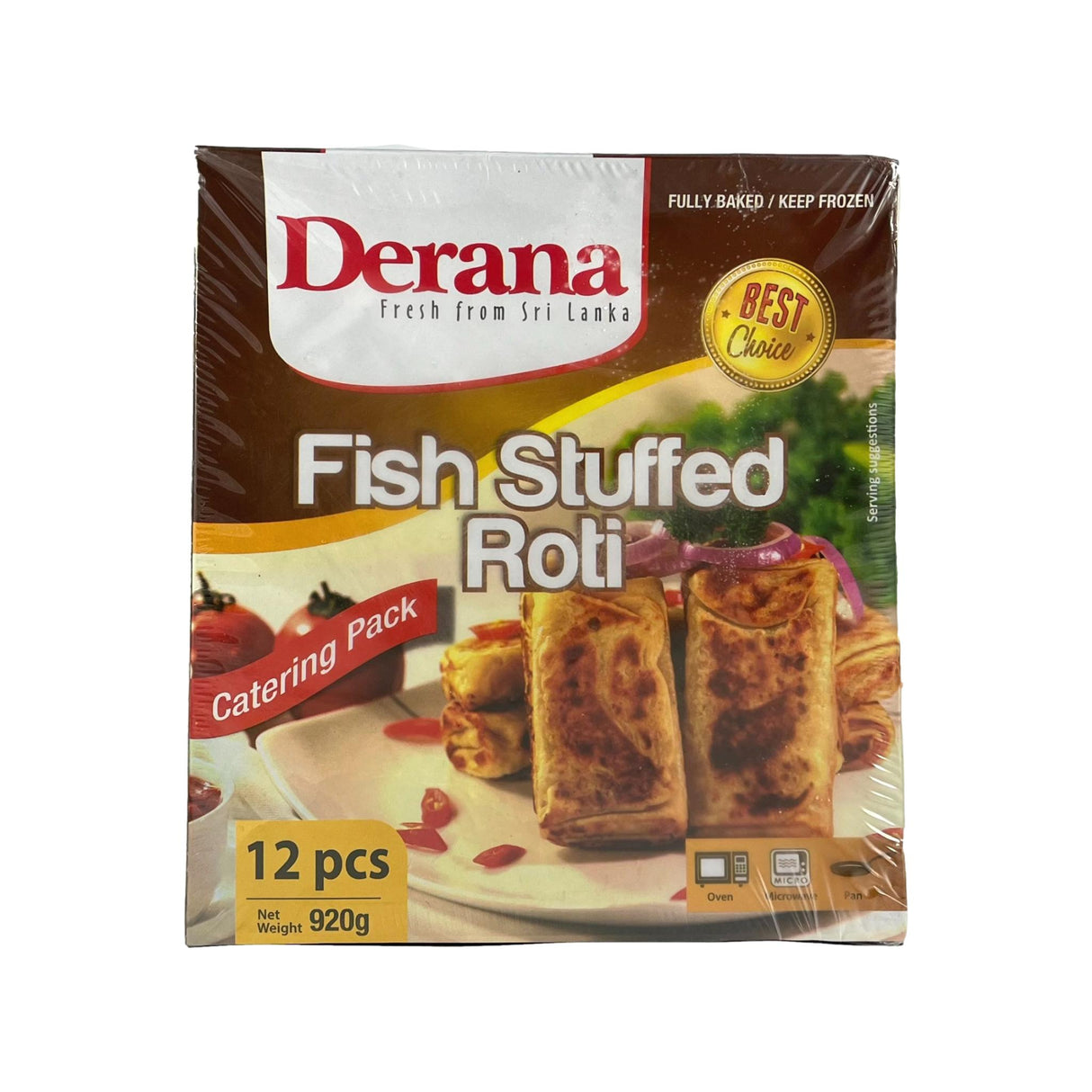 Derana Fish Stuffed Roti 12 pcs 920g