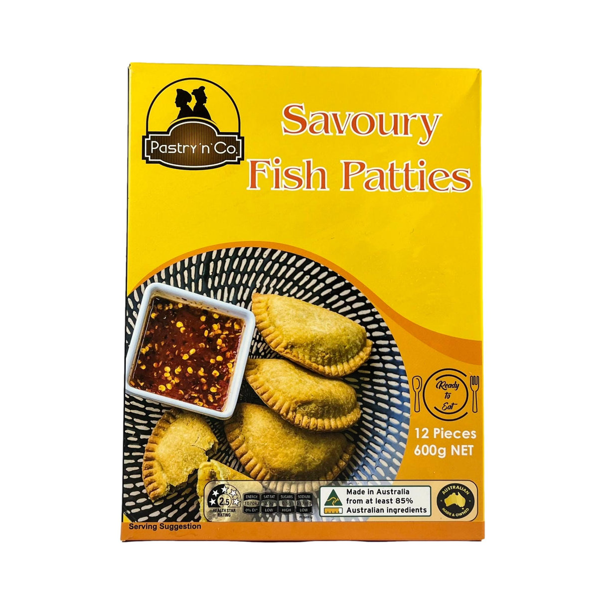 Pastry n Co Savoury Fish Patties 12pcs 600g