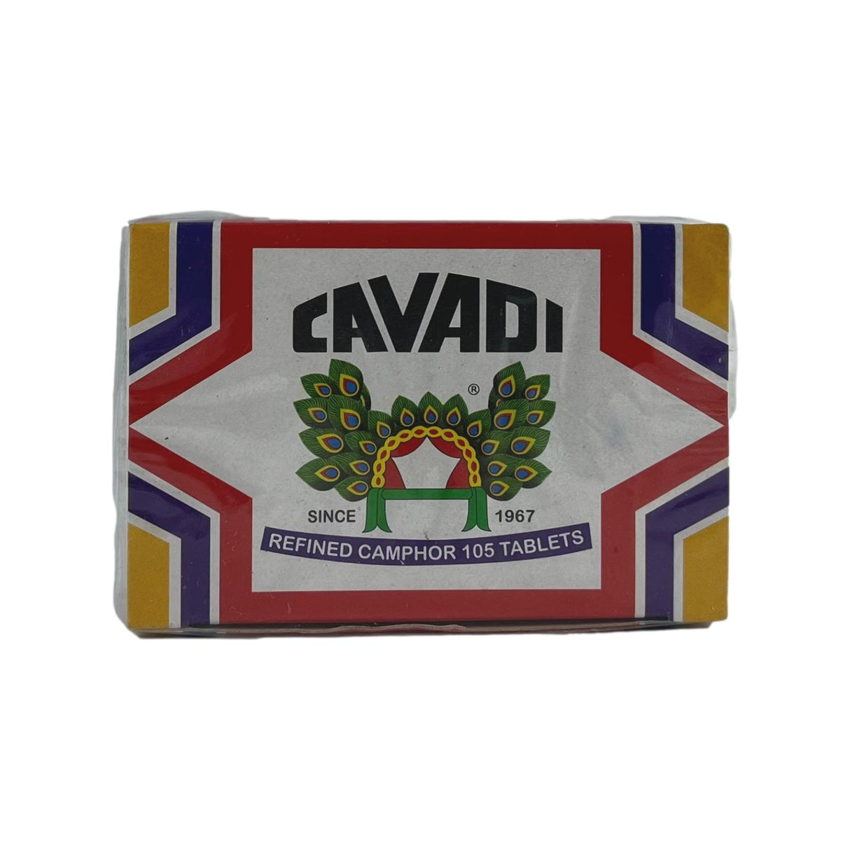 Cavadi Refined Camphor 105 Tablets