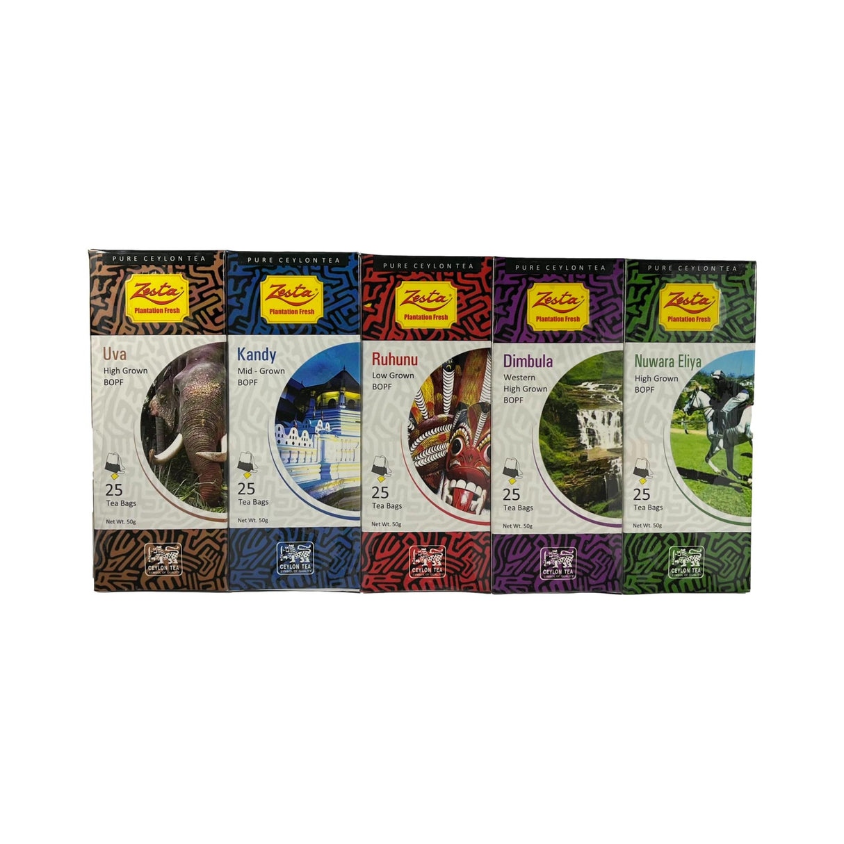 Zesta Pure Ceylon Tea 5x25bgs 250g