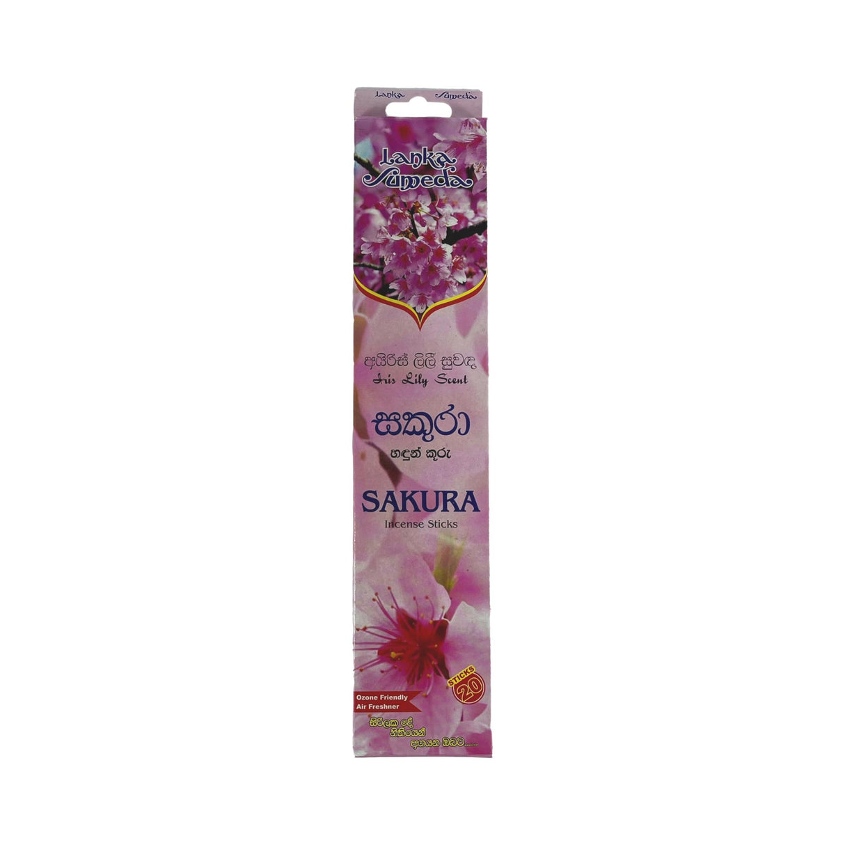 Lanka Sumeda Sakura Incense Sticks 20pk 55g