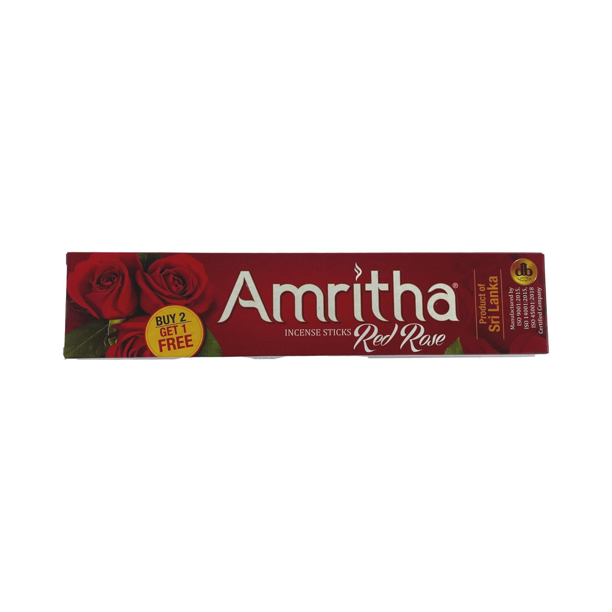 Amritha Incense Sticks Red Rose 24pk 30g