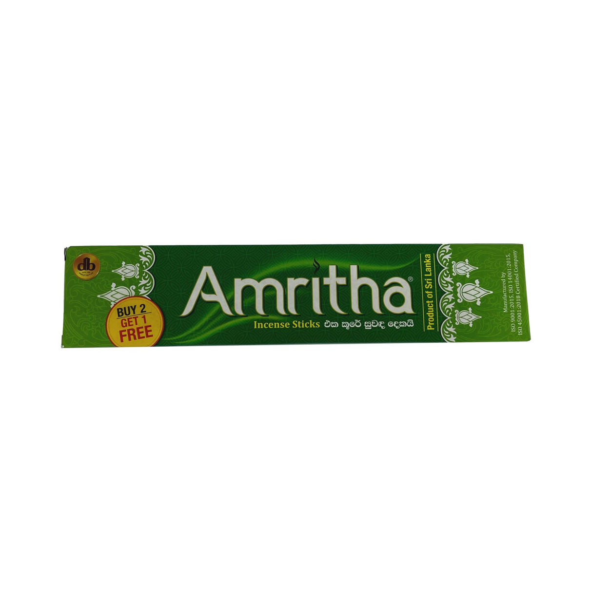 Amritha Incense Sticks Green (2 in 1)