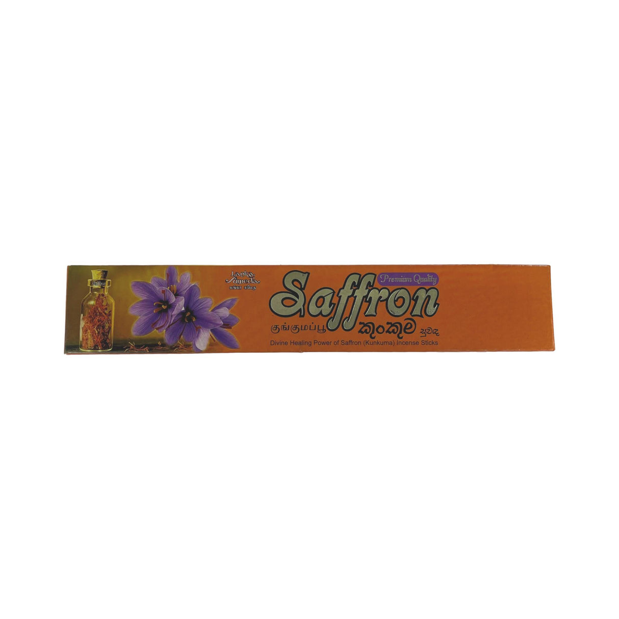 Lanka Sumeda Saffron Incense Sticks 25pk