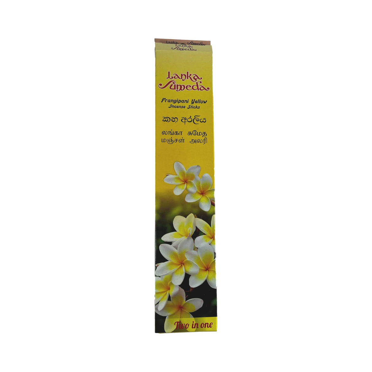 Lanka Sumeda Frangipani Yellow/red Incense Sticks