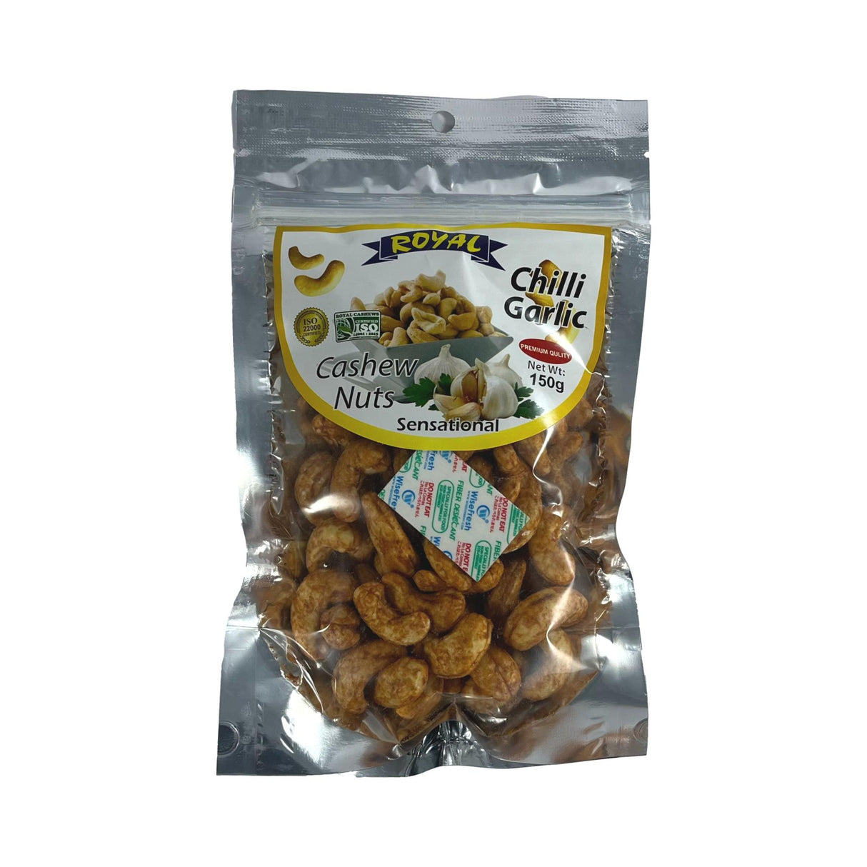 Royal Chilli Garlic Cashew Nuts 150g