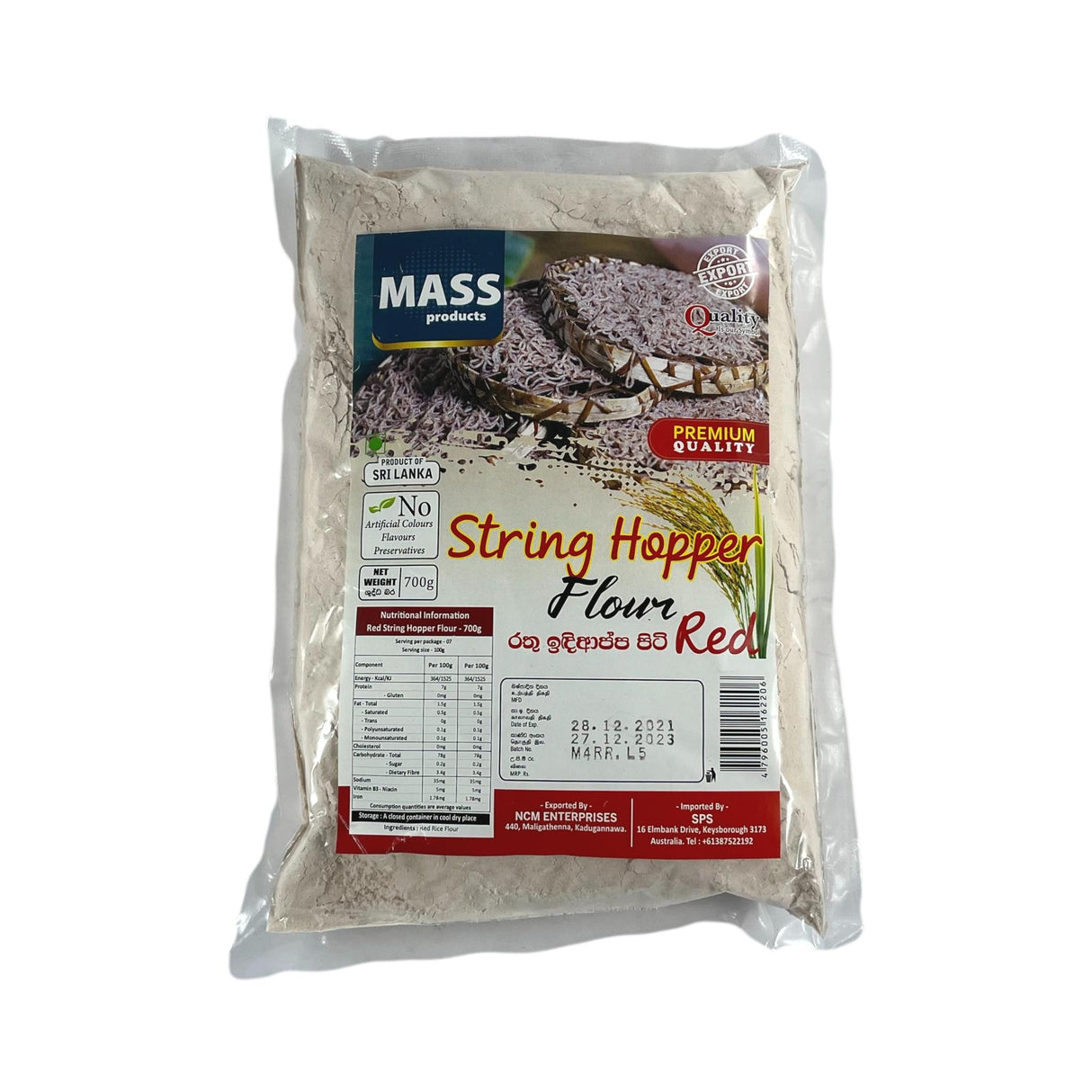 Mass String Hopper Flour Red 700g