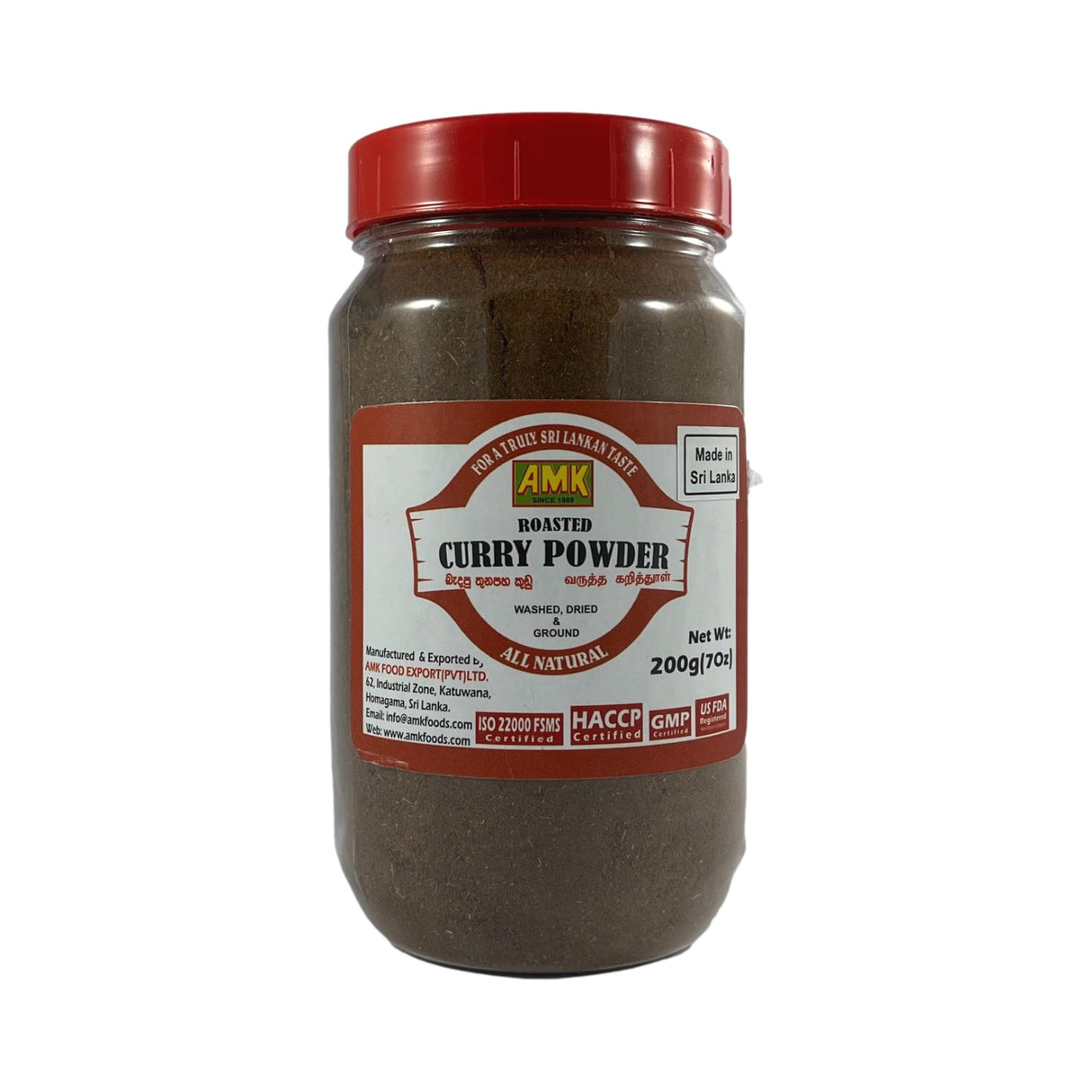 AMK Roasted Curry Powder (Bottle) 200g