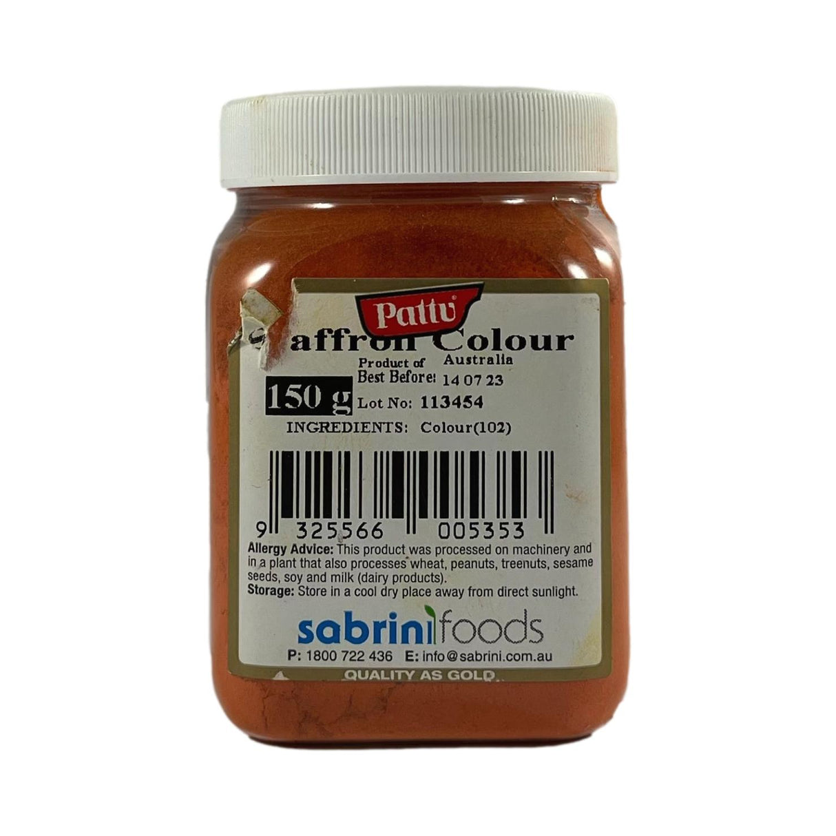 Pattu Saffron Colour 150g