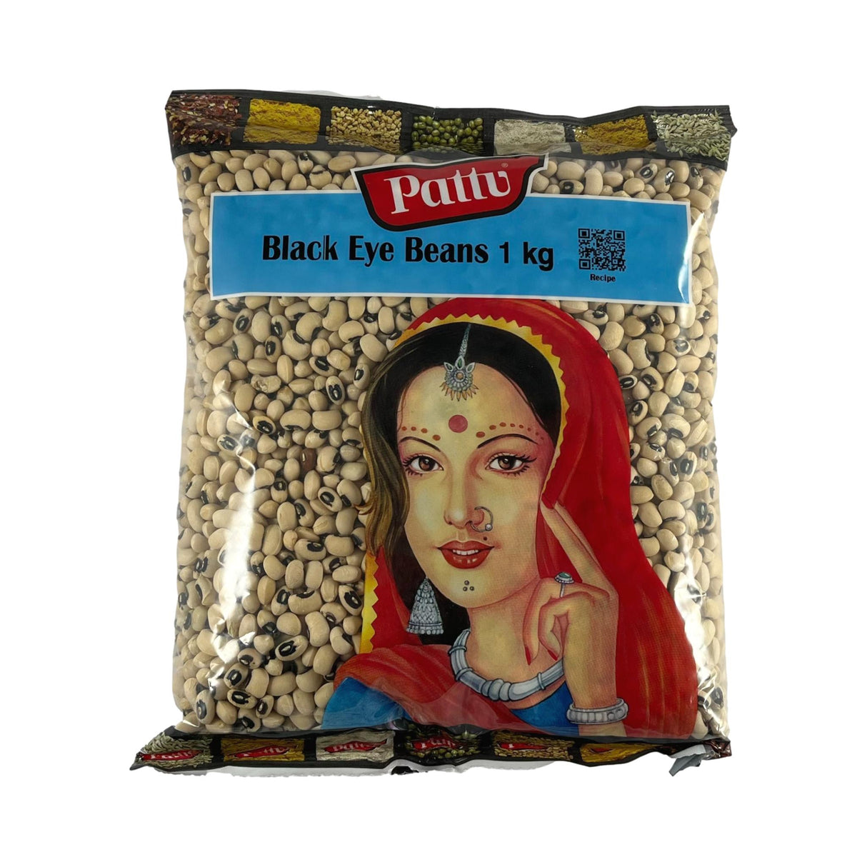 Pattu Black Eye Beans 1kg