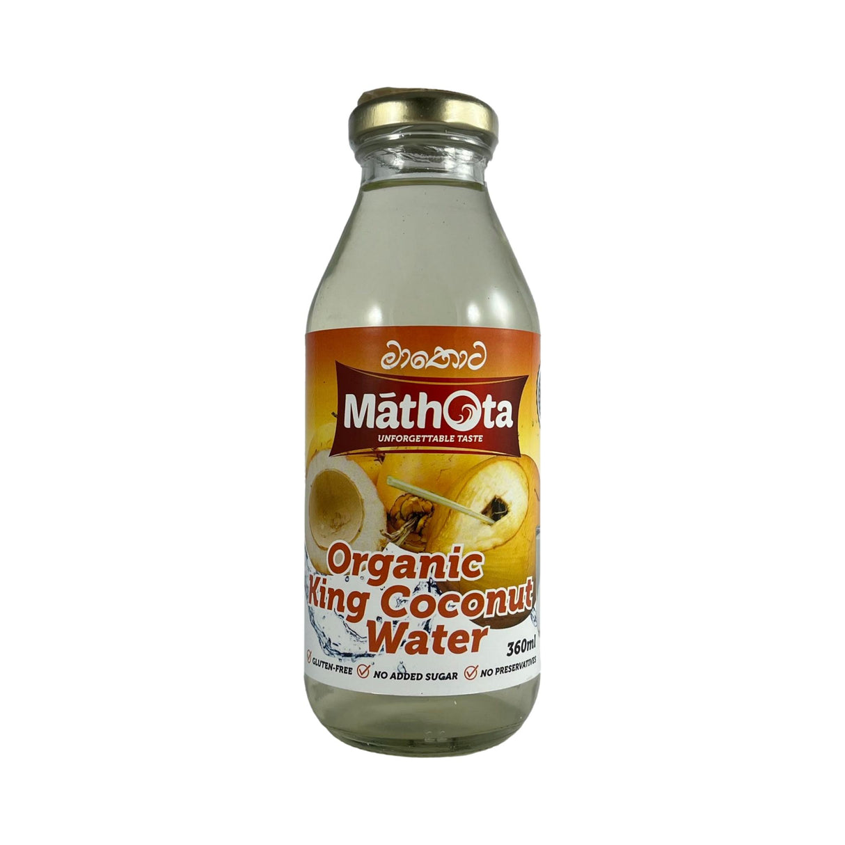 Mathota Organic King Coconut Water 360ml