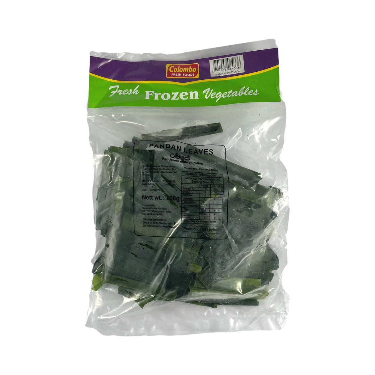 Colombo Pandan leaf 200g