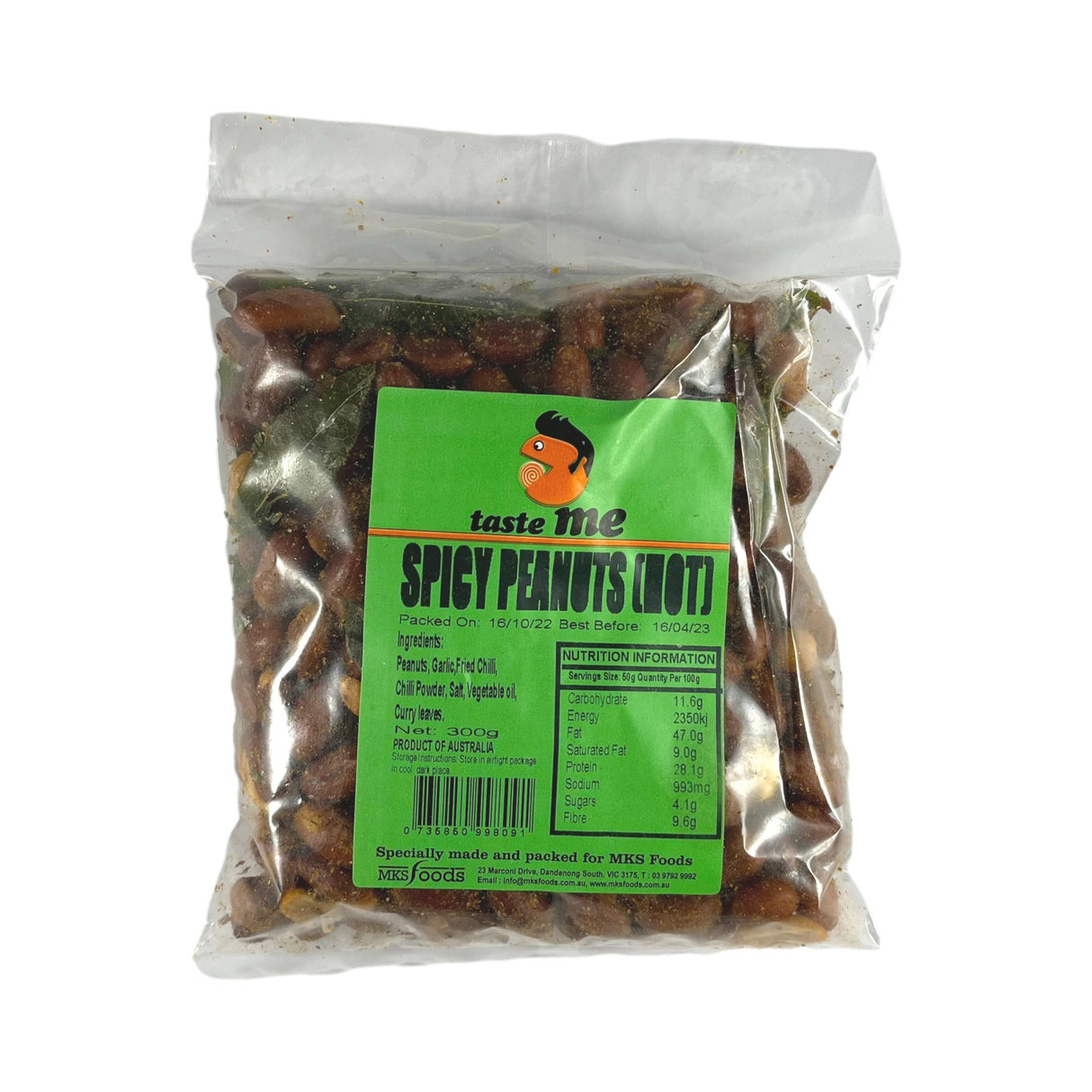 Taste me Spicy Peanuts (Hot) 300g