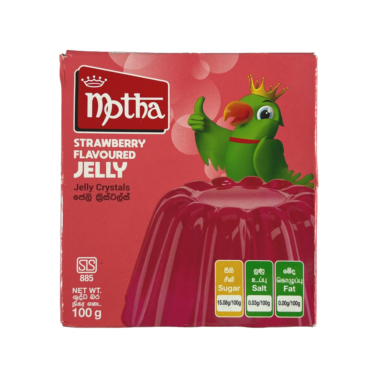 Motha Strawberry Flavoured Jelly 100g