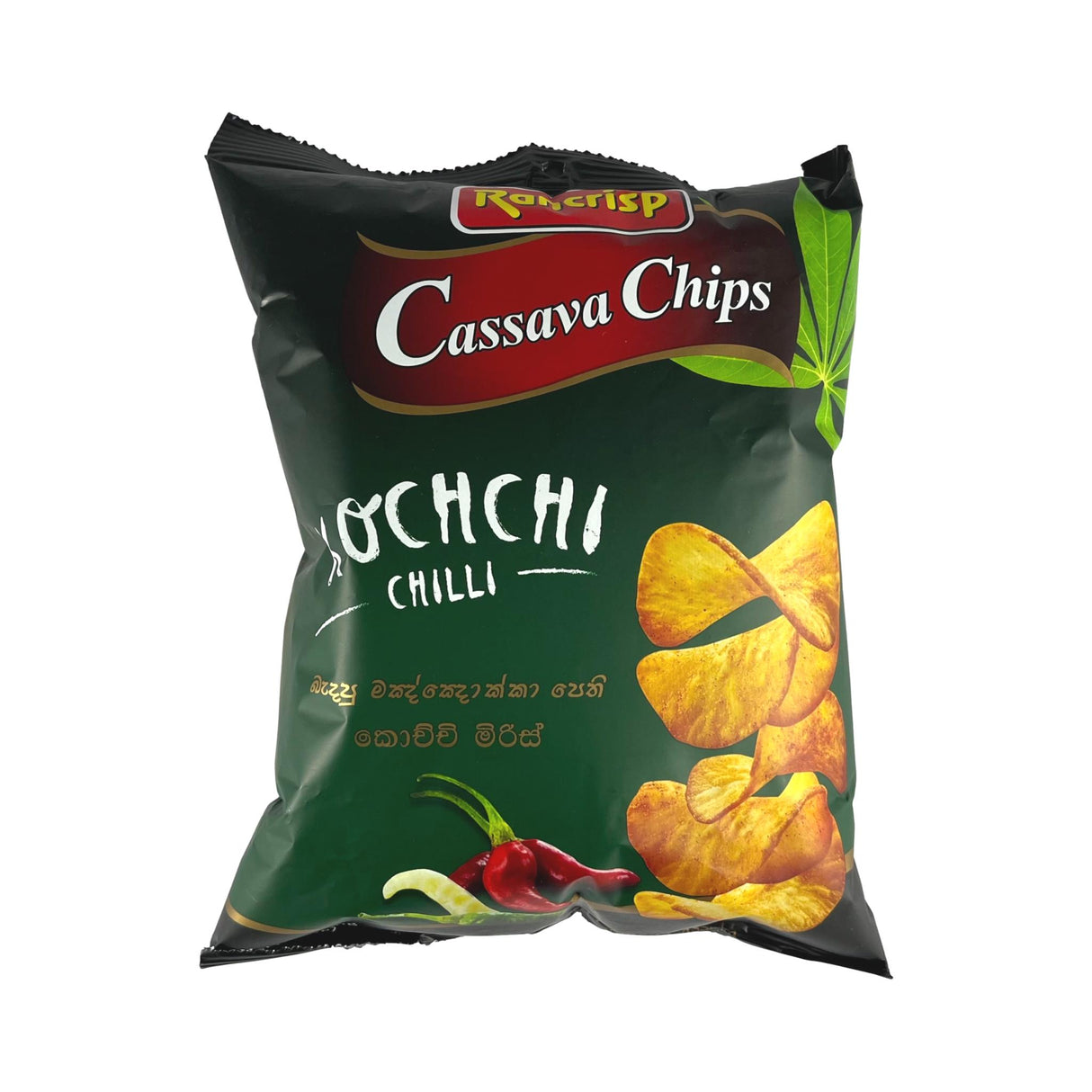 Rancrisp Cassava Chips (Kochchi Chilli) 100g