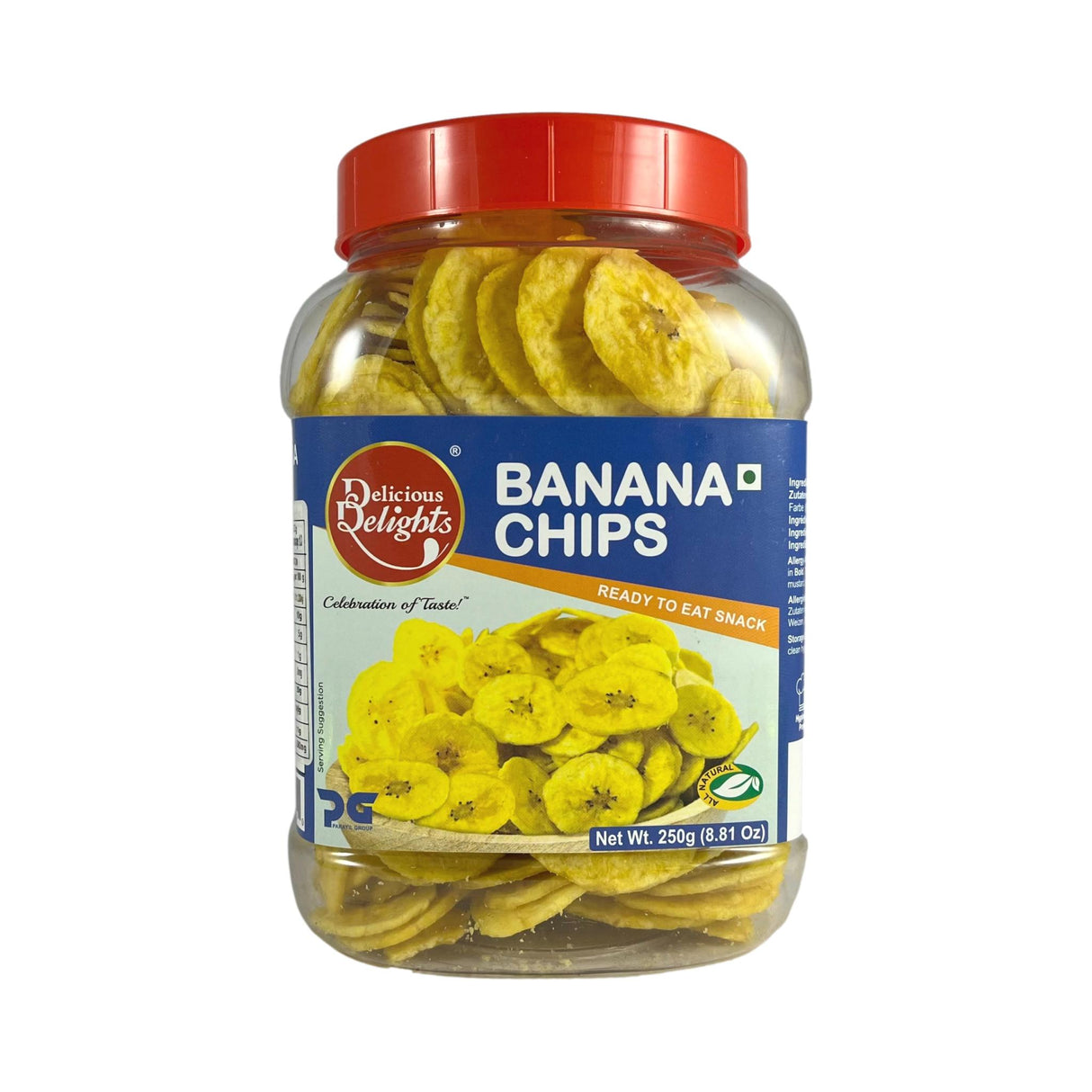 Delicious Delights Banana Chips 250g