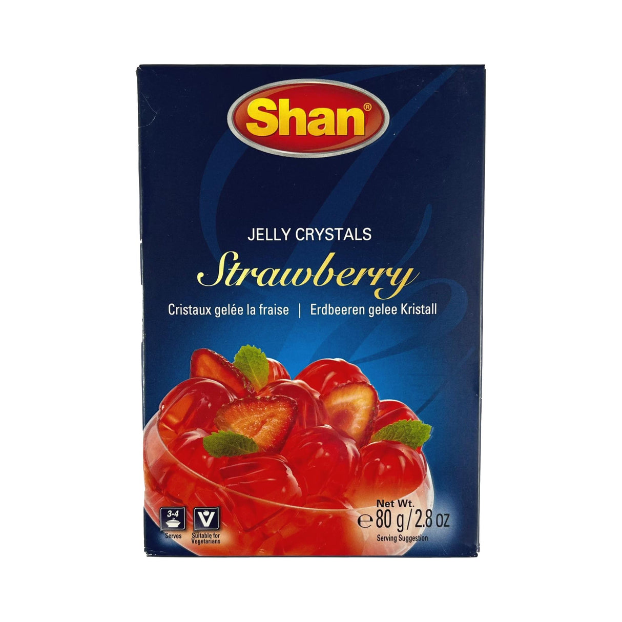 Shan Jelly Crystals Strawberry 80g