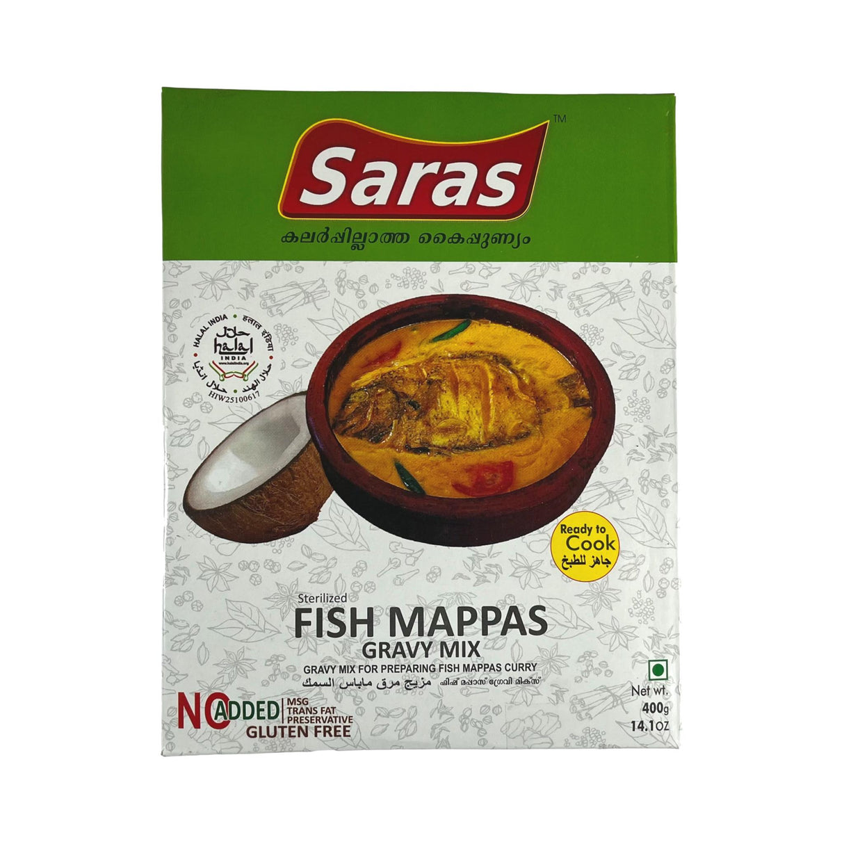 Saras Fish Mappas 400g