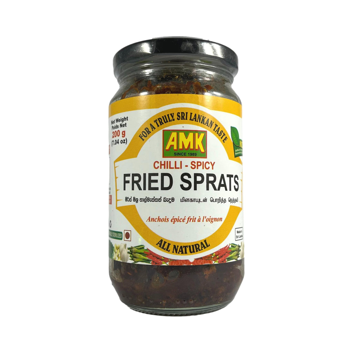 AMK Chilli Spicy Fried Sprats 200g