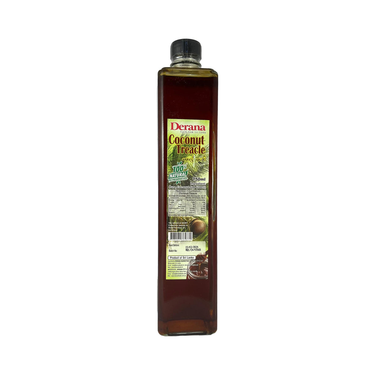 Derana Coconut Treacle 750ml