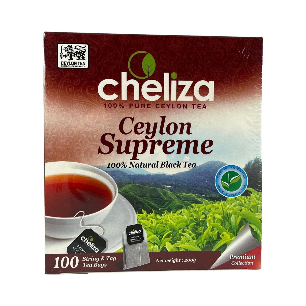 Cheliza Ceylon Supreme Tea 100 bags 200g