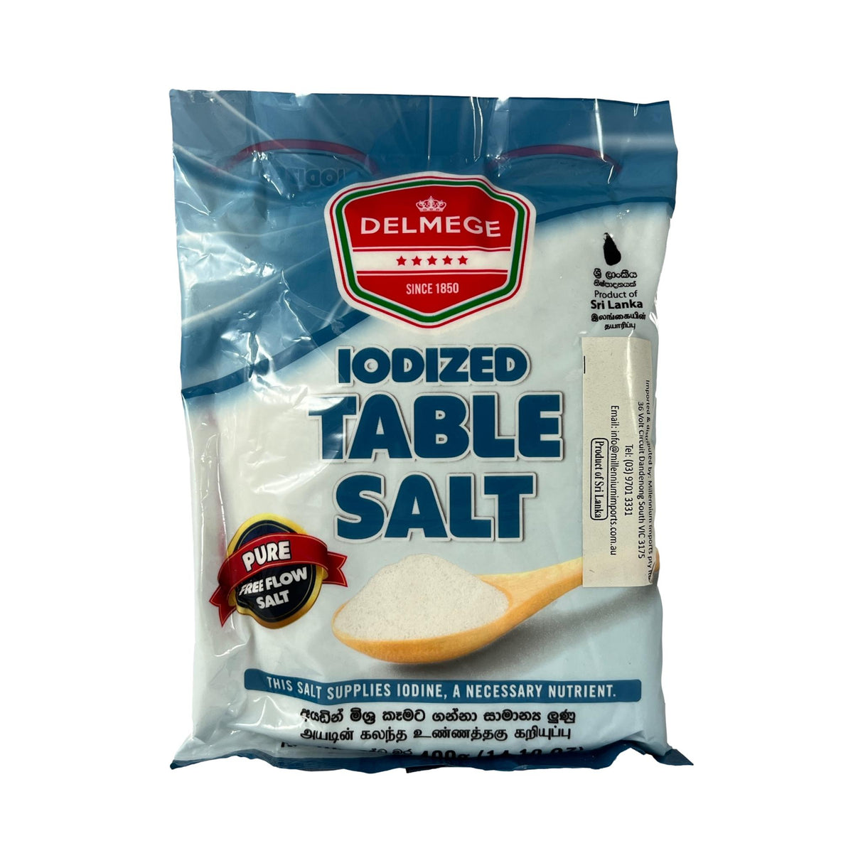 Delmege Iodized Salt 400g