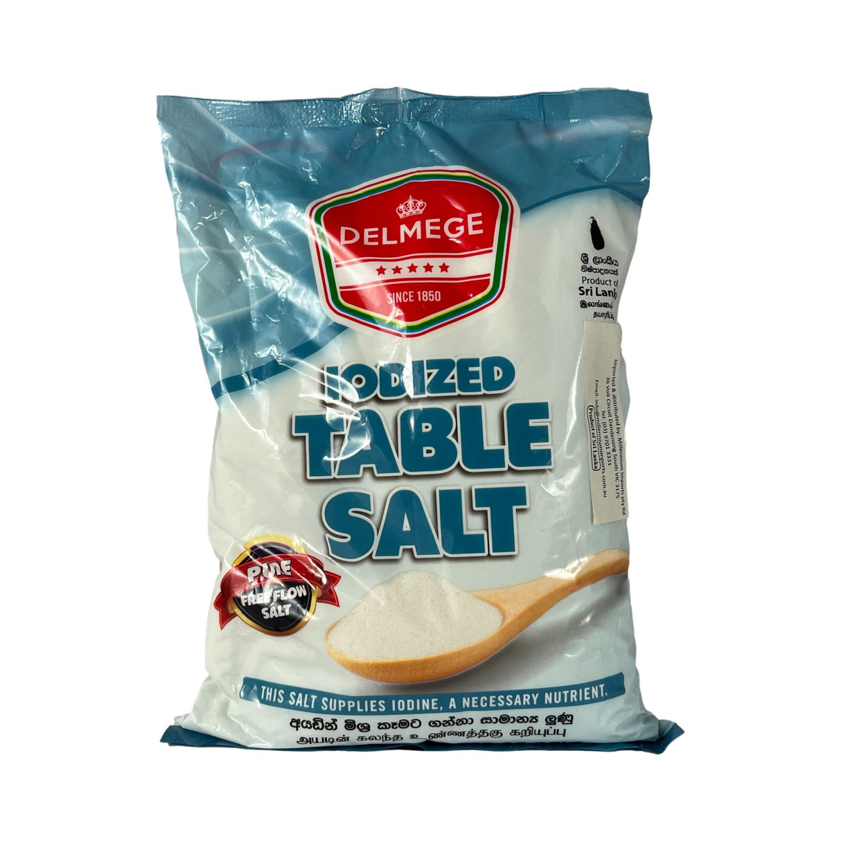 Delmege Iodized Salt 1kg