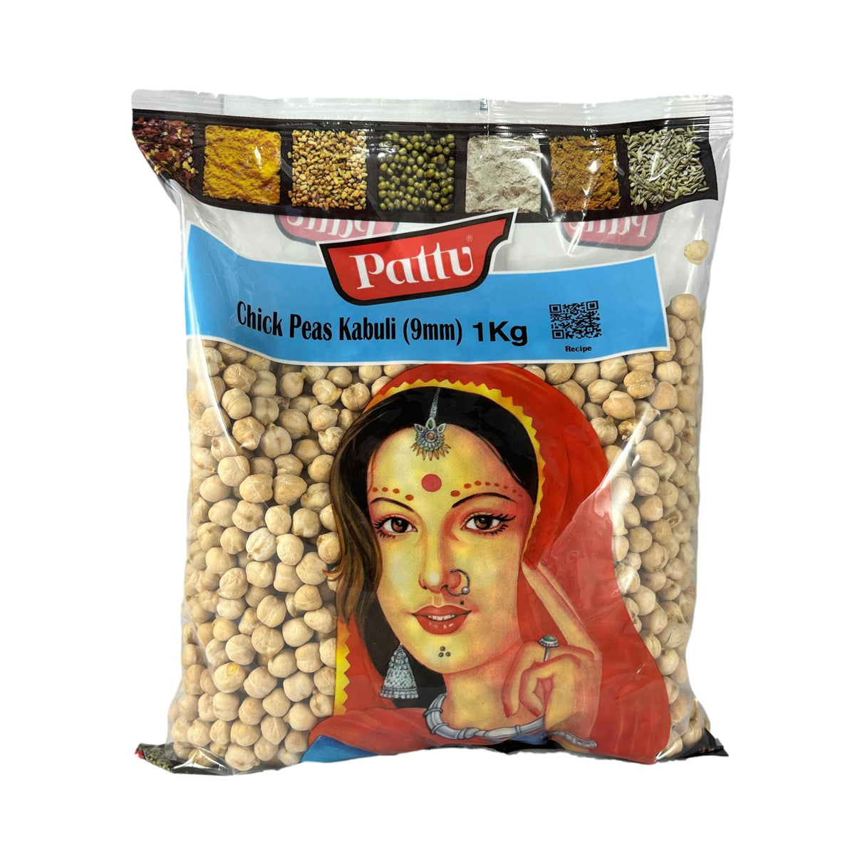 Pattu Chickpeas Kabuli (9mm) 1kg