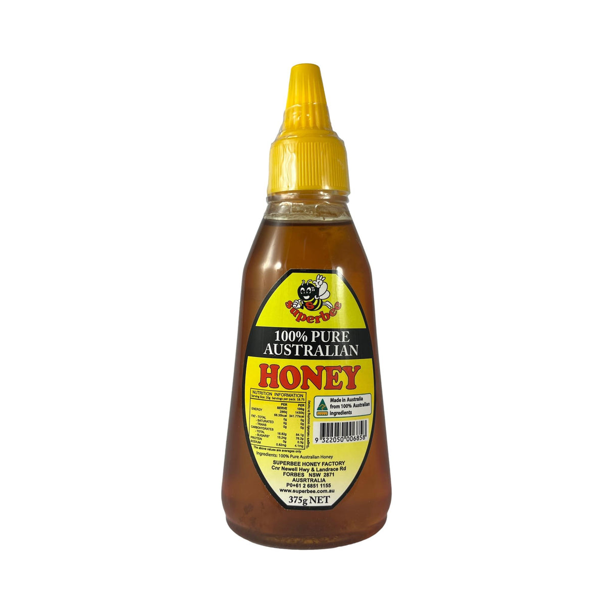 Superbee 100% Pure Australian Honey 375g