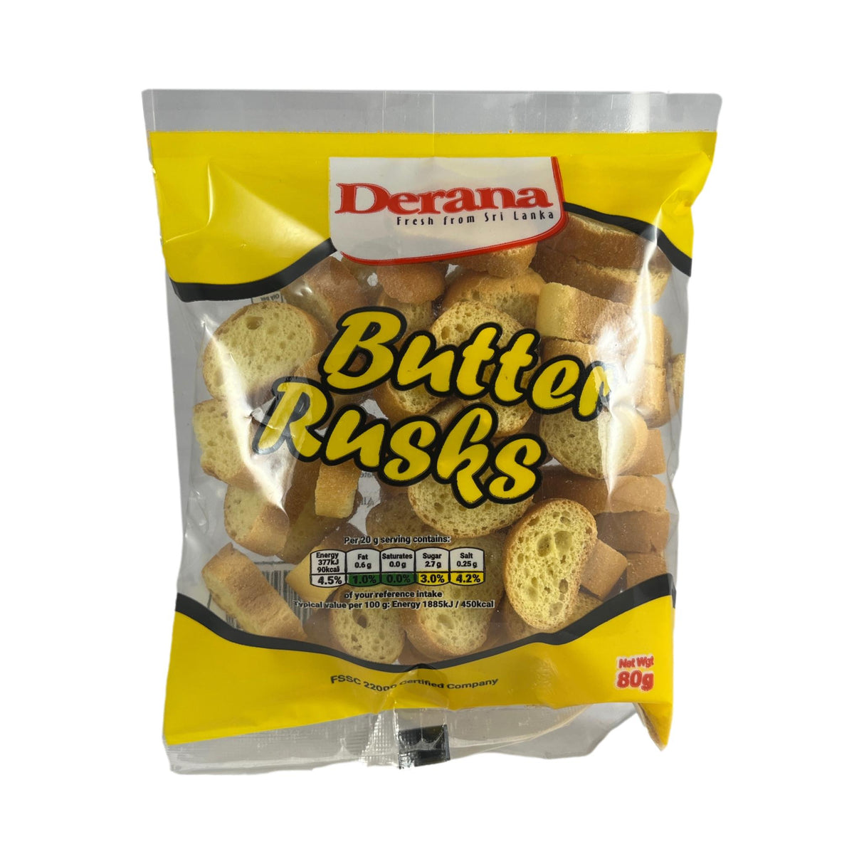 Derana Butter Rusk 80g