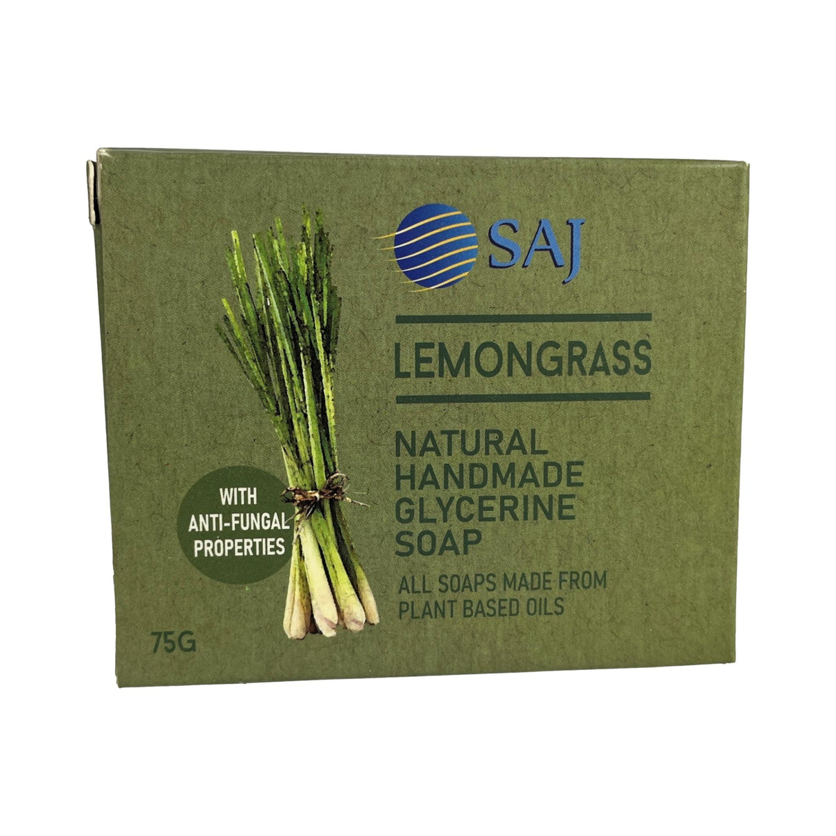 Saj Lemongrass Natural Handmade Glycerine Soap 75g