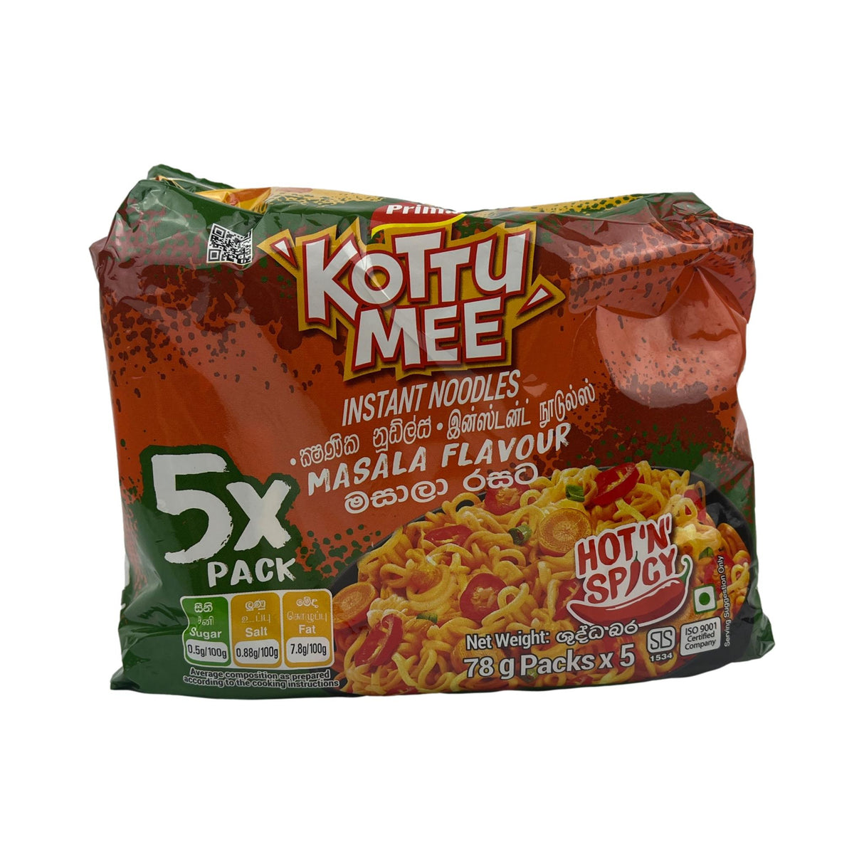 Prima Kottu Mee Hot & spicy 80g 5 pack