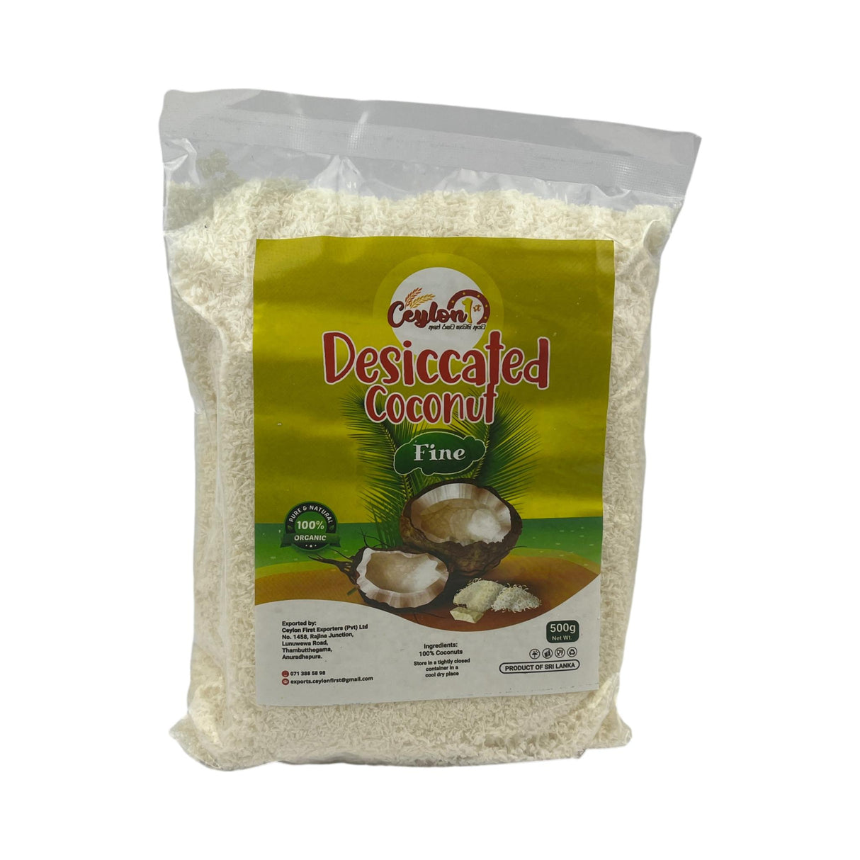 Ceylon Desiccated Coconut 500g