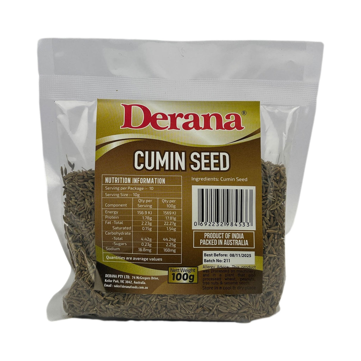 Derana Cumin Seed 100g