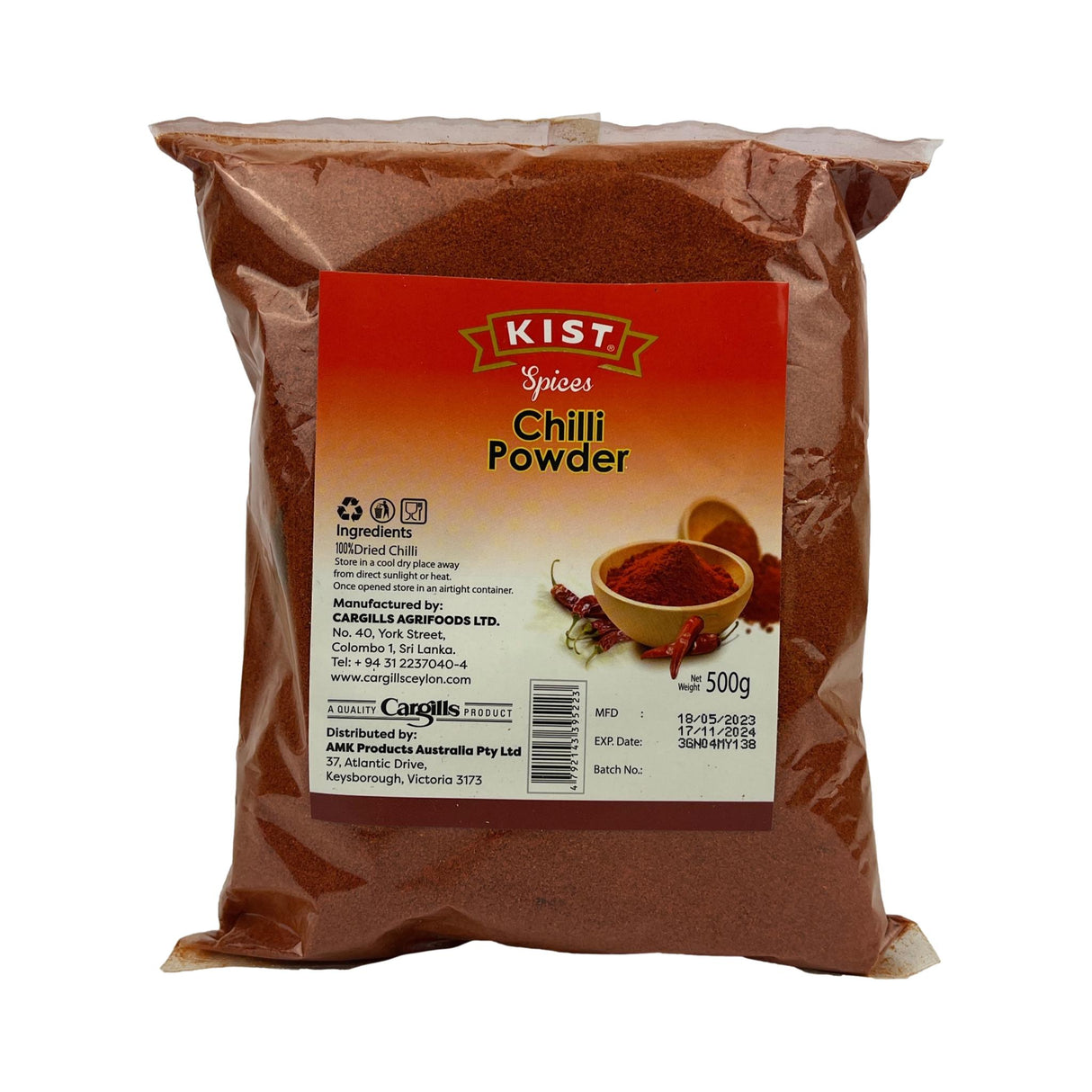 Kist Chilli Powder 500g