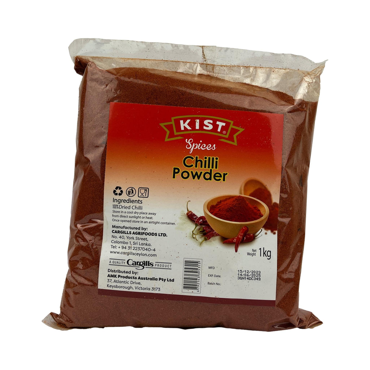 Kist Chilli Powder 1kg