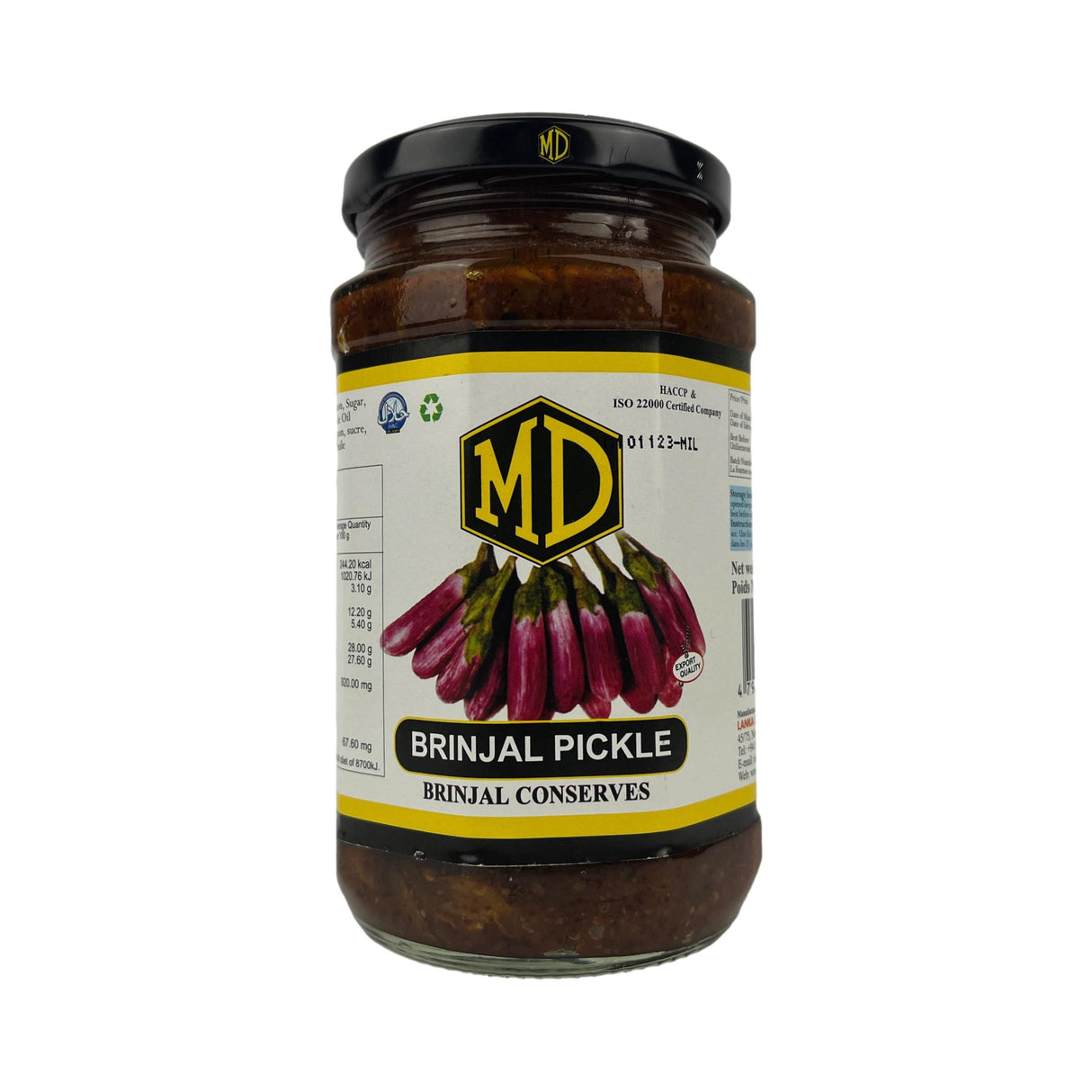 MD Brinjal Pickle 375g