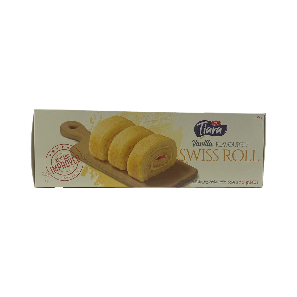 Tiara Swiss Roll Vanilla 200g