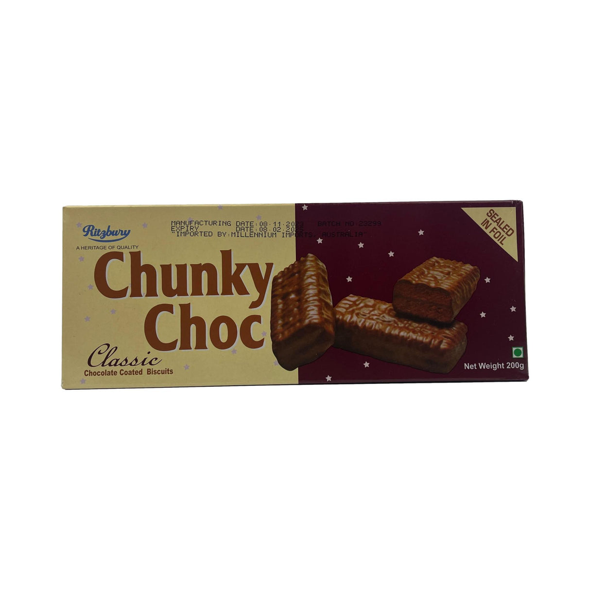 Ritzbury Chunky Choc Classic 200g