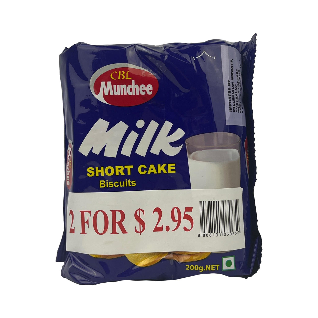 Munchee Milk Short Cake 200gx2