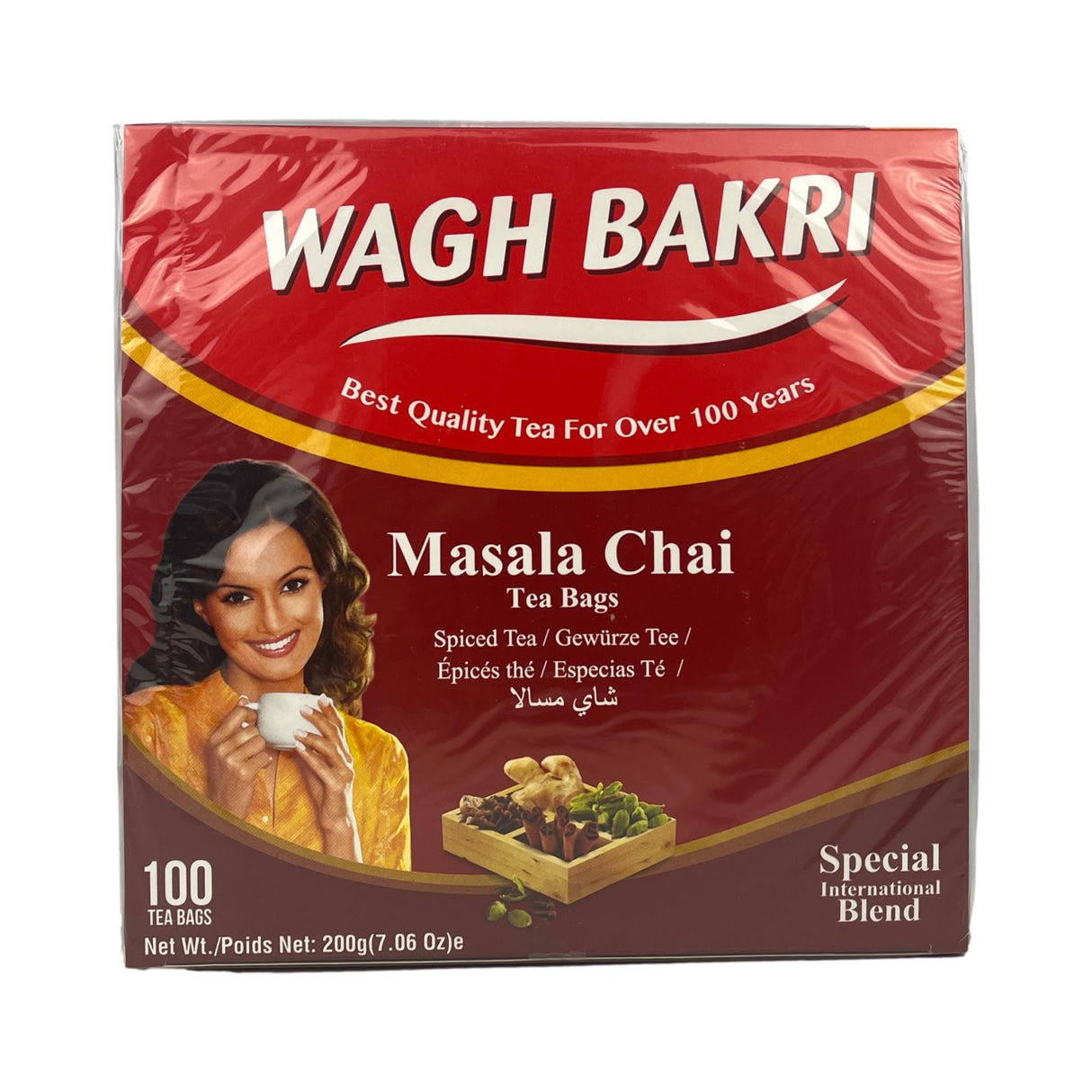 Wagh Bakri Masala Chai Tea  200g/ 100bgs