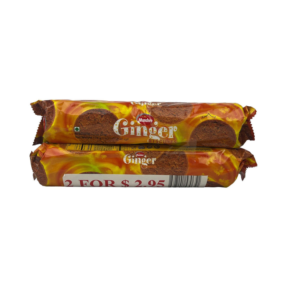 Munchee Ginger Biscuits 170gx2