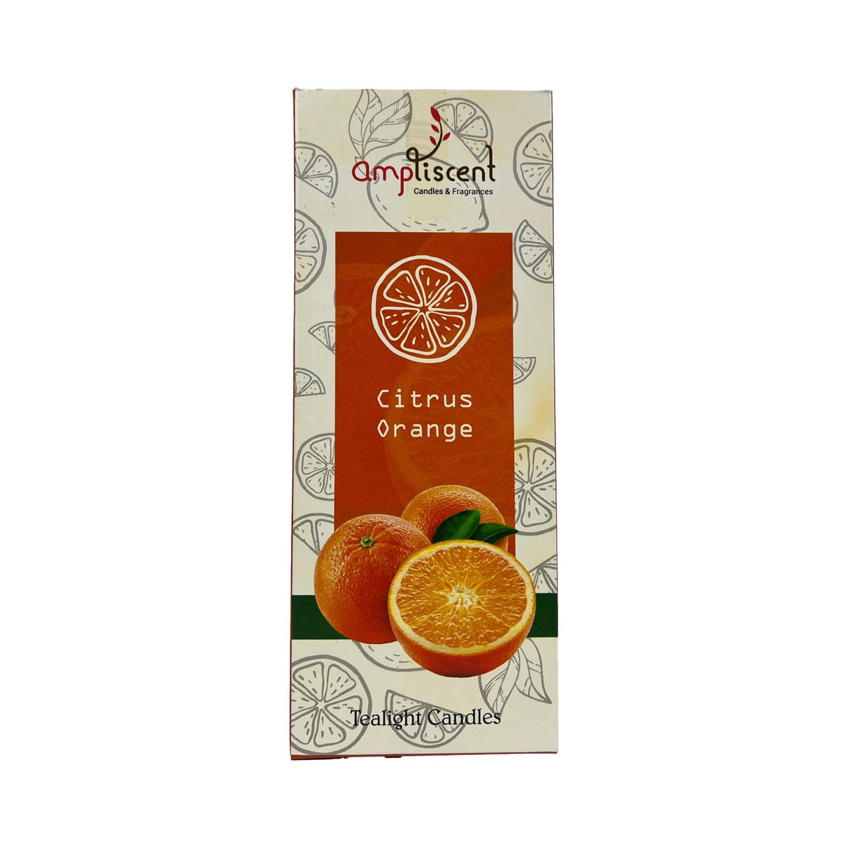 Ampliscent Tealight Candles (Citrus Orange)