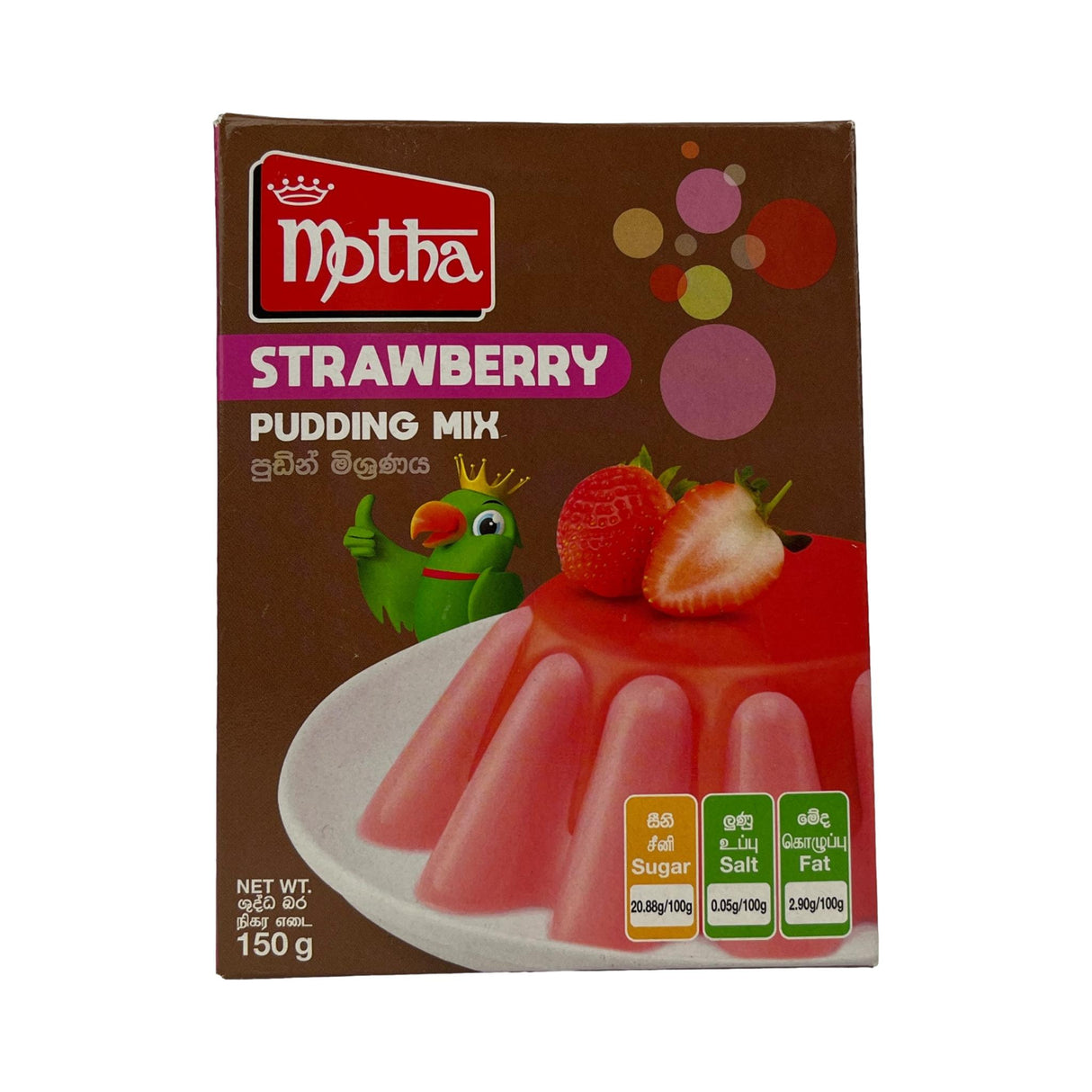 Motha  Strawberry Pudding Mix 150g